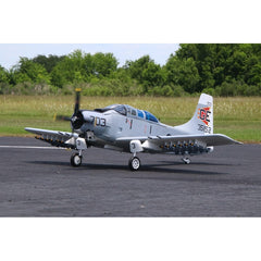 Double Seat AD-5/A-1E Skyraider 86" wingspan, 35-60cc "Grey" without Retracts,