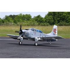 Double Seat AD-5/A-1E Skyraider 86" wingspan, 35-60cc "Grey" without Retracts,