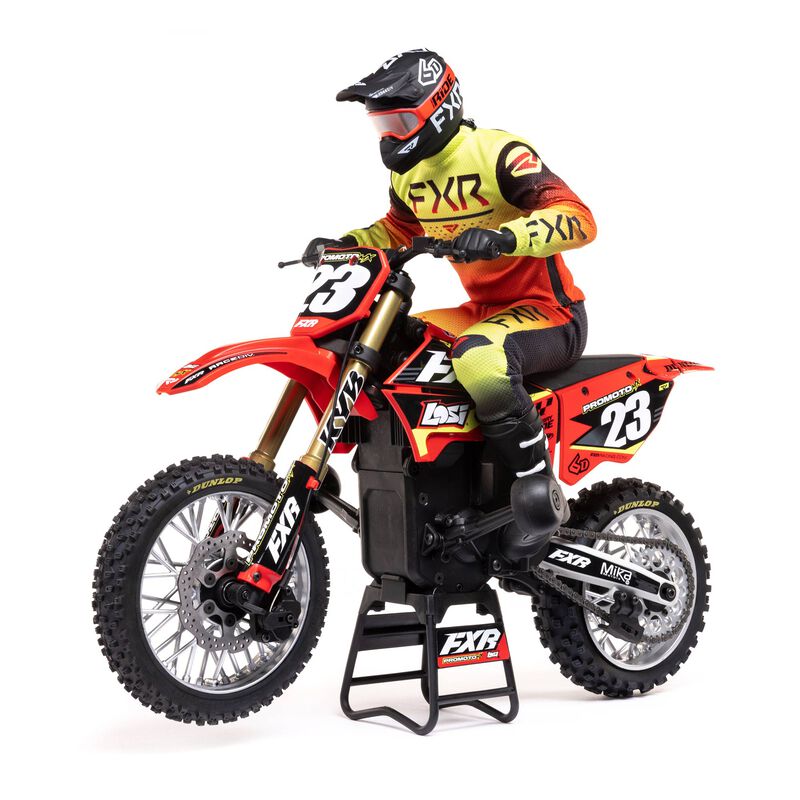 1/4 Promoto-MX Motorcycle RTR, FXR Red by LOSI