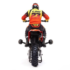 1/4 Promoto-MX Motorcycle RTR, FXR Red by LOSI