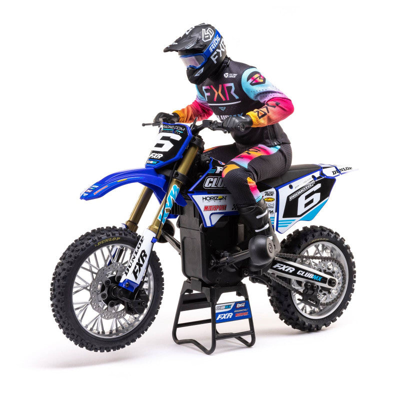 1/4 Promoto-MX Motorcycle RTR, Club MX Blue by LOSI