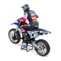 1/4 Promoto-MX Motorcycle RTR, Club MX Blue by LOSI