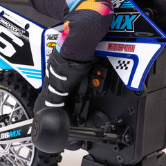 1/4 Promoto-MX Motorcycle RTR, Club MX Blue by LOSI