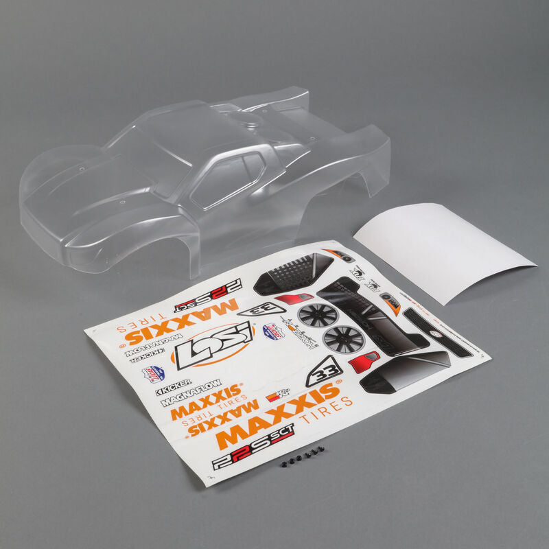 Body Set, Clear: 22S SCT by LOSI