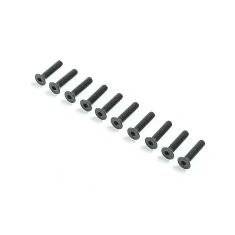Flat Head Screws, M3 x 14mm (10)