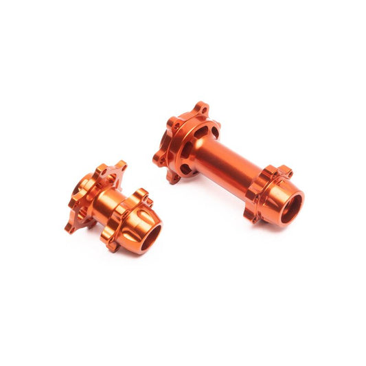 Aluminum Hub Set, Machined, Orange: Promoto-MX by LOSI