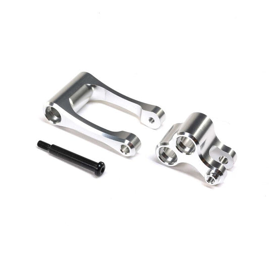 Losi Aluminium Knuckle and Pull Rod, Silver, Linkage ProMoto-MX by LOSI