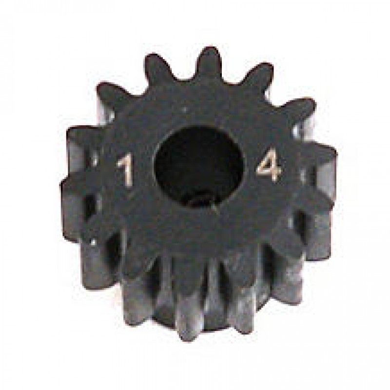 1.0 Module Pitch Pinion, 5mm Shaft, 14T: 8E