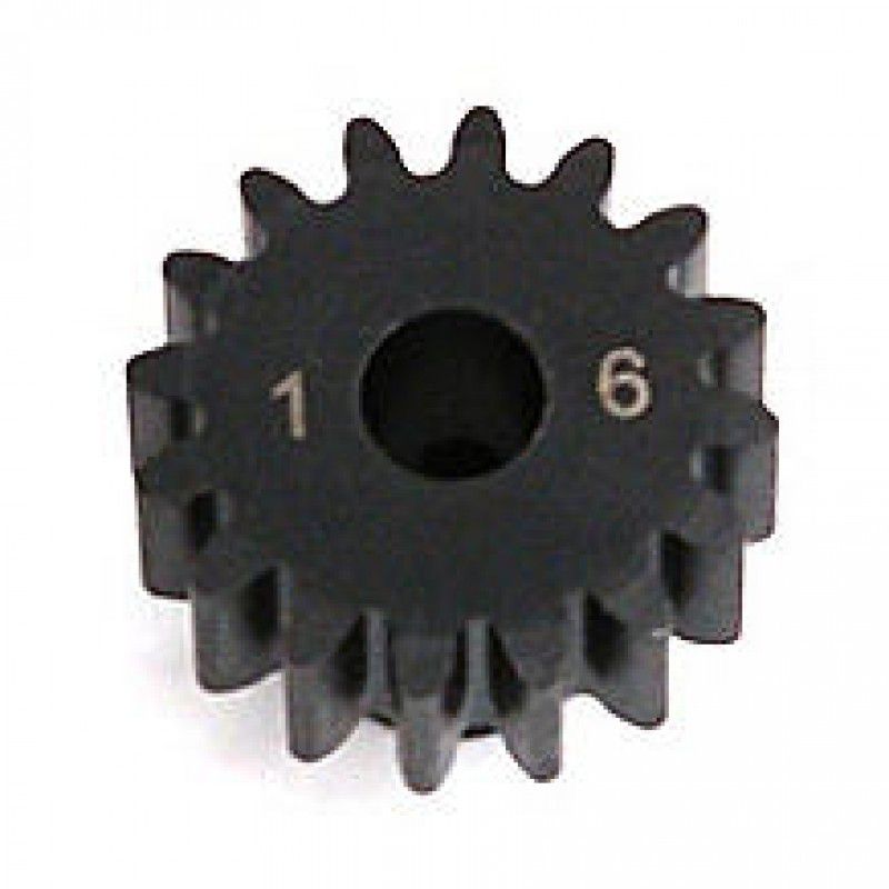 1.0 Module Pitch Pinion, 5mm Shaft, 16T: 8E,SCTE