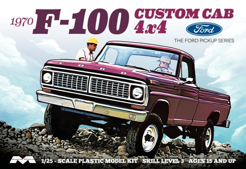 Moebius 1/25 '70 Ford Custom Cab 4x4