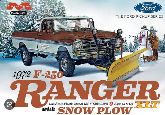 Moebius 1/25 '72 Ford F-250 4x4 Snow P