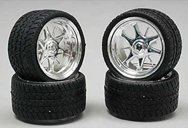 Pegasus 1/24 'Daggers' Rims w/Tyres Ch