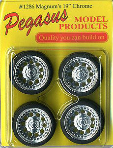 Pegasus 1/24 T&W: 19" Magnums Chrome
