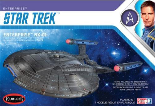 Polar Lights 1/1000 StarTrek NX01 Enterpris