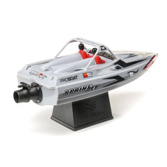 Sprintjet 9-inch Self-Righting Jet Boat Brushed RTR, Silver by Pro Boat