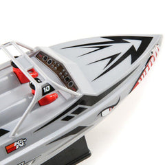 Sprintjet 9-inch Self-Righting Jet Boat Brushed RTR, Silver by Pro Boat