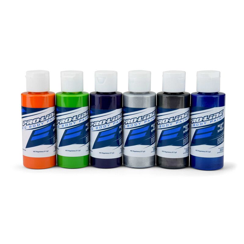 RC Paint Secondary Colors-Org,Grn,Prp,Alm,Chrl,Prl Bl by Proline