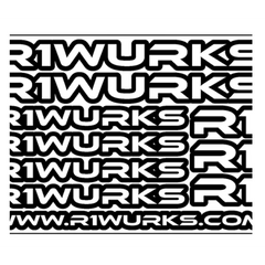 R1 WURKS STICKER SHEET