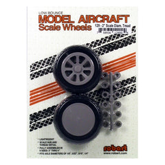 2" SCALE DIAMOND TREAD WHEEL (pair) by Robart