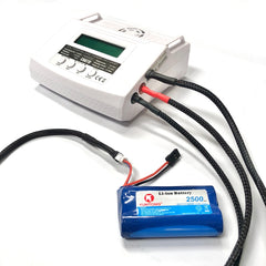 2S Lipo/Life Receiver Pack & SCX24 Charge Lead via XH Balance Port with 4mm