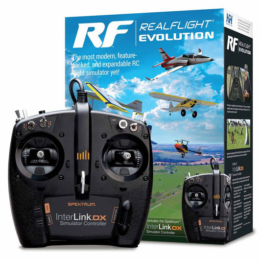 RealFlight EVO RC Flight Simulator with Interlink Controller (Replaces RFL1200S)