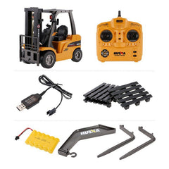 #1577 2.4G 8Ch Alloy RC Forklift 1/10 scale by HUINA