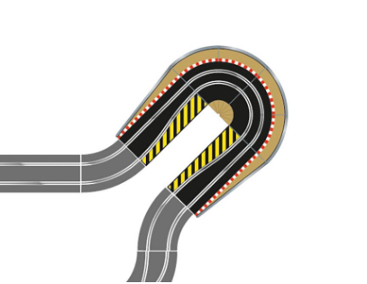 Scalextric Hairpin Curve Accessory Pack