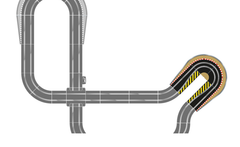 Scalextric Hairpin Curve Accessory Pack