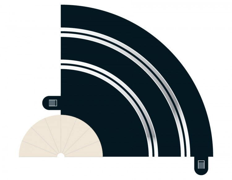 Scalextric R1 Hairpin 90deg 2 (ReqC8246