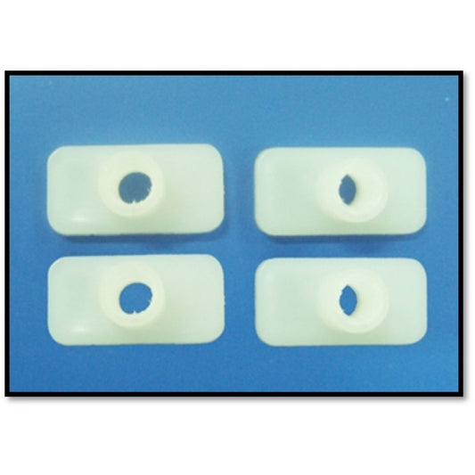 Nylon Tee nut 1/4" BSW, 4pcs, by Seagull