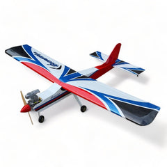 Boomerang V2 Trainer 61" wingspan - .46 glow engine or 10cc gas White,Red, Blue