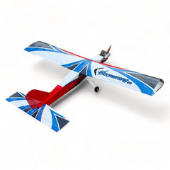 Boomerang V2 Trainer 61" wingspan - .46 glow engine or 10cc gas White,Red, Blue