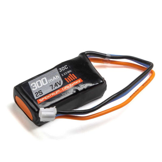 300mAh 2S 7.4V 30C LiPo Battery; PH Connector (Replaces EFLB2802S30)