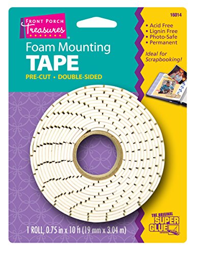 Superglue Foam MountingTape P/Ct .75"x10'