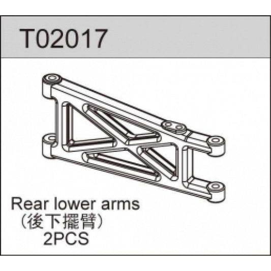 TeamC Rear Lower Arm (2) TC02 & T2