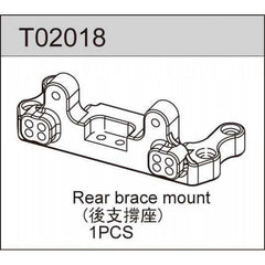 REAR BRACE MOUNT TC02T, TC02SC, TS2, TR2, TS2TE