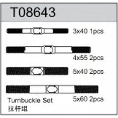 Turnbuckle Set, Team C