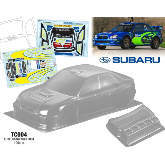 TC004 1/10 SUBARU WRC 2004 190MM