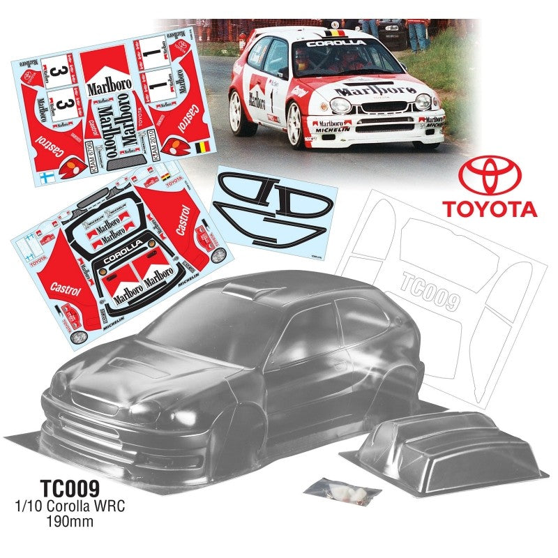 1/10 Toyota Corolla WRC 239mm WB (190mm) - Marlboro Decal Sheet