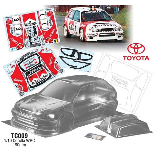 1/10 Toyota Corolla WRC 239mm WB (190mm) - Marlboro Decal Sheet