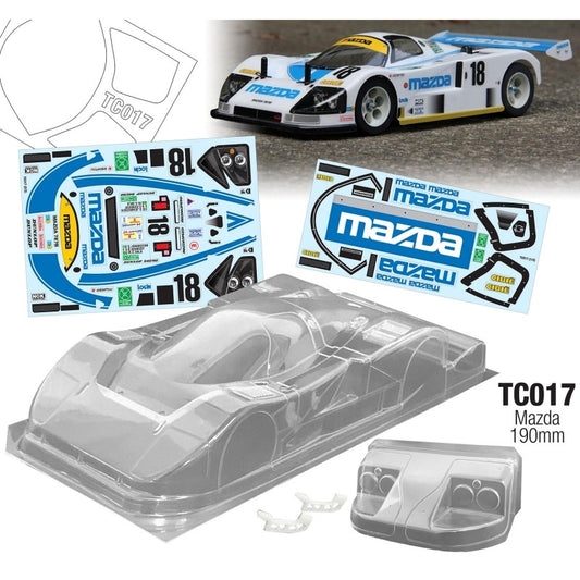 1/10 Mazda 787B W/3D Wing Mount 190mm by Team C