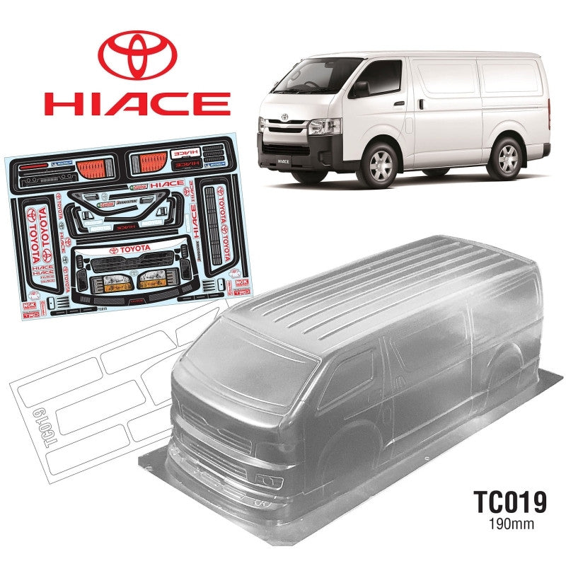 TC019 1/10 TOYOTA HIACE VAN 190MM Wide