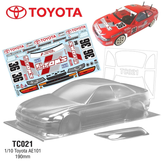 TC021-T 1/10 TOM'S LEVIN 190MM Wide Toms Decal Sheet