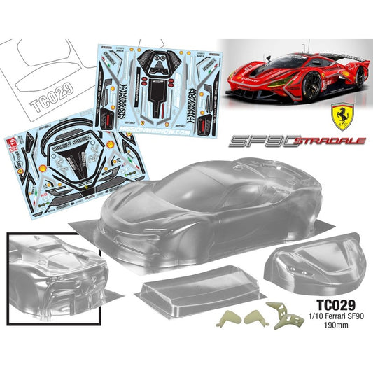1/10 Ferrari SF90 190mm Wide