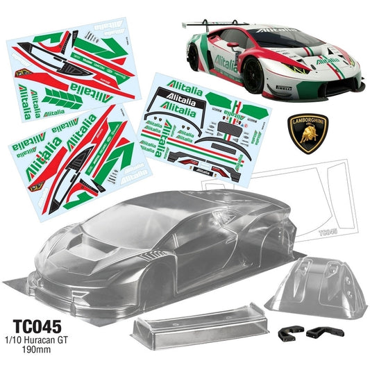1/10 Lamborghini Huracan GT3 190mm Alitalia Decal Sheet