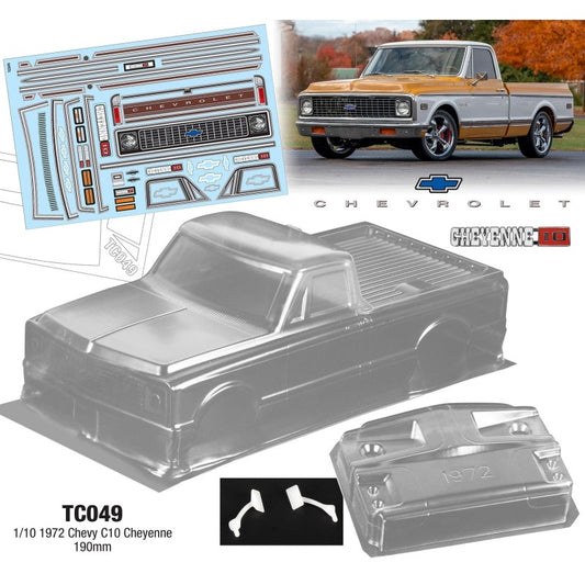 1/10 1972 Chevy C10 Cheyenne, 190mm