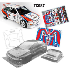 TC087-MA 1/10 Ford Escort Cosworth WRC 190mm Wide Martini Decal Sheet