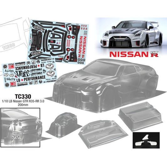 1/10 LB Nissan GTR R35-RR 3.0, 200mm