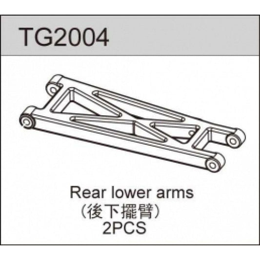 TeamC Rear Lower Arm (2) TS2, TR2.