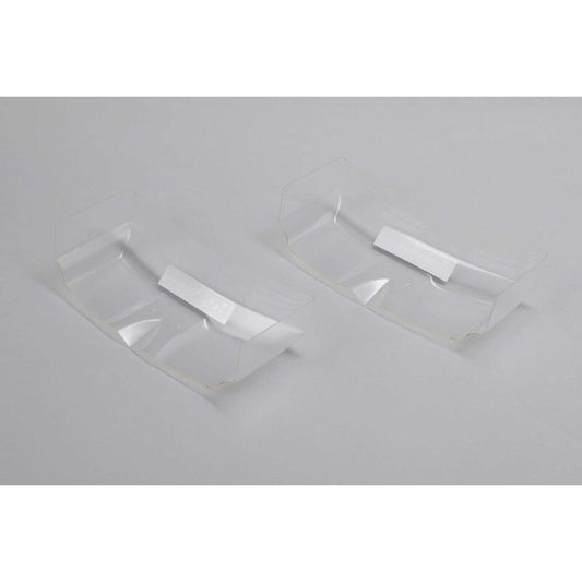 6.5" Lightweight Rear Wing, Clear, Precut (2) All 22 Buggys, 15grm per Wing